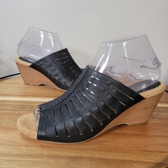 Croft & Barrow Ortholite Gesso Wedge Sandals Size 6 - Picture 9 of 17